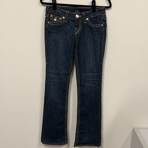 True Religion Boot Cut Dark Blue Jeans